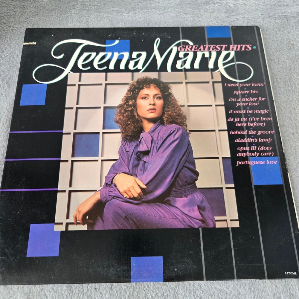 Teena Marie Greatest Hits Vinyl LP Motown 5370ML 1985 R&B Soul Funk Square Biz